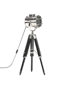 Czarna lampa stojąca drewniana z ruchomym kloszem - 6X EX190 N7-Z38 ze sklepu Edinos.pl w kategorii Lampy podłogowe - zdjęcie 173772274