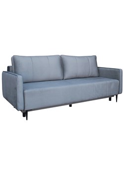 Szara rozkładana sofa z pojemnikiem - Exa ze sklepu Edinos.pl w kategorii Sofy i kanapy - zdjęcie 173772604