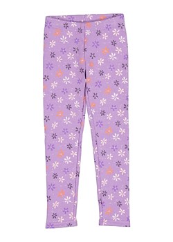 Topo Legginsy termiczne w kolorze fioletowym ze wzorem ze sklepu Limango Polska w kategorii Spodnie dziewczęce - zdjęcie 173773102