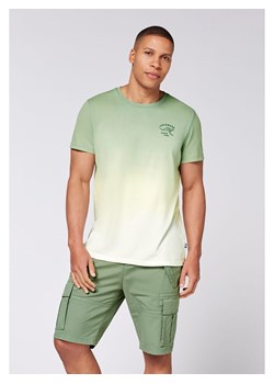 Chiemsee Koszulka &quot;MBRC ORB&quot; w kolorze zielono-białym ze sklepu Limango Polska w kategorii T-shirty męskie - zdjęcie 173773743