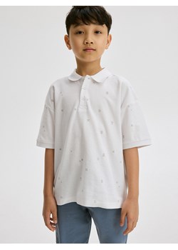 Reserved - T-shirt polo - biały ze sklepu Reserved w kategorii T-shirty chłopięce - zdjęcie 173774730