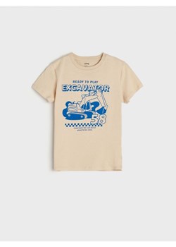 Sinsay - Koszulka - beżowy ze sklepu Sinsay w kategorii T-shirty chłopięce - zdjęcie 173775131