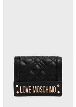 Love Moschino portfel damski kolor czarny JC5601PP1LLA0000 ze sklepu ANSWEAR.com w kategorii Portfele damskie - zdjęcie 173775611