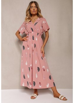 Ciemnoróżowa Sukienka Namsilone ze sklepu Renee odzież w kategorii Sukienki - zdjęcie 173776603
