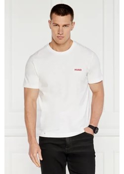 Hugo Bodywear T-shirt Houndstooth | Regular Fit ze sklepu Gomez Fashion Store w kategorii T-shirty męskie - zdjęcie 173776953
