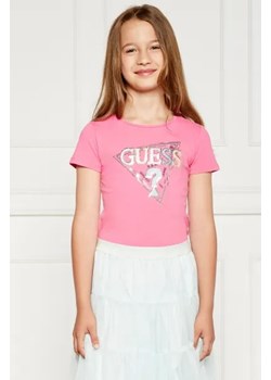 Guess T-shirt | Slim Fit ze sklepu Gomez Fashion Store w kategorii Bluzki dziewczęce - zdjęcie 173777023