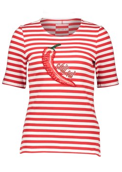 Oui Koszulka w kolorze czerwono-białym ze sklepu Limango Polska w kategorii Bluzki damskie - zdjęcie 173777791