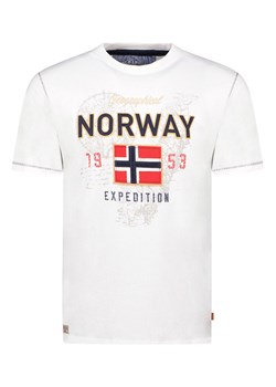Geographical Norway Koszulka &quot;Juitre&quot; w kolorze białym ze sklepu Limango Polska w kategorii T-shirty męskie - zdjęcie 173777830
