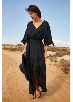 Długa sukienka z wiązaniem Sicily XS/S ze sklepu NAOKO w kategorii Sukienki - zdjęcie 173778022