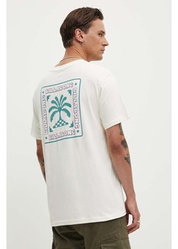Billabong t-shirt bawełniany TROPPO męski kolor beżowy z nadrukiem ABYZT02400 ze sklepu ANSWEAR.com w kategorii T-shirty męskie - zdjęcie 173779540