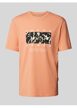 T-shirt z nadrukiem z logo model ‘ARUBA’ ze sklepu Peek&Cloppenburg  w kategorii T-shirty męskie - zdjęcie 173780120