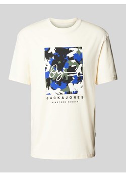 T-shirt z nadrukiem z logo model ‘ARUBA’ ze sklepu Peek&Cloppenburg  w kategorii T-shirty męskie - zdjęcie 173780233