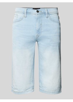 Szorty jeansowe o kroju slim fit z 5 kieszeniami ze sklepu Peek&Cloppenburg  w kategorii Spodenki męskie - zdjęcie 173780270