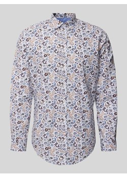 Koszula casualowa regular fit z kołnierzykiem typu kent ze sklepu Peek&Cloppenburg  w kategorii Koszule męskie - zdjęcie 173780481