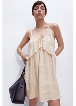 H & M - Sukienka z domieszką modalu - Beżowy ze sklepu H&M w kategorii Sukienki - zdjęcie 173780630