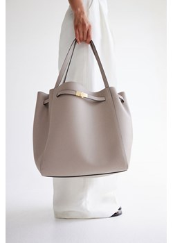 H & M - Torba shopper z ozdobnym paskiem - Brązowy ze sklepu H&M w kategorii Torby Shopper bag - zdjęcie 173780644
