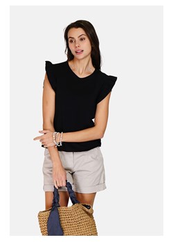 ASSUILI Koszulka w kolorze czarnym ze sklepu Limango Polska w kategorii Bluzki damskie - zdjęcie 173780914