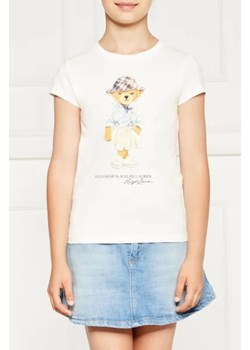 POLO RALPH LAUREN T-shirt | Regular Fit ze sklepu Gomez Fashion Store w kategorii Bluzki dziewczęce - zdjęcie 173781432