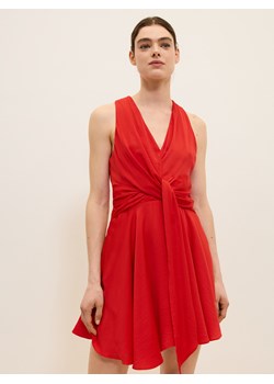 Reserved - Sukienka z ozdobnym wiązaniem - czerwony ze sklepu Reserved w kategorii Sukienki - zdjęcie 173783803