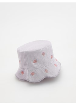 Reserved - Muślinowy kapelusz - lawendowy ze sklepu Reserved w kategorii Czapki dziecięce - zdjęcie 173786982