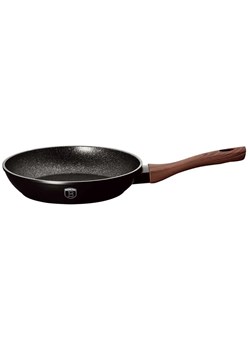 Czarna patelnia z brązową rączką 28cm B6-N60 ze sklepu Edinos.pl w kategorii Naczynia - zdjęcie 173789362