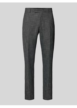 Spodnie do garnituru o kroju tapered fit w kant model ‘Melwin’ ze sklepu Peek&Cloppenburg  w kategorii Spodnie męskie - zdjęcie 173789680