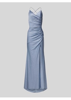 Sukienka wieczorowa z bocznymi marszczeniami ze sklepu Peek&Cloppenburg  w kategorii Sukienki - zdjęcie 173789710