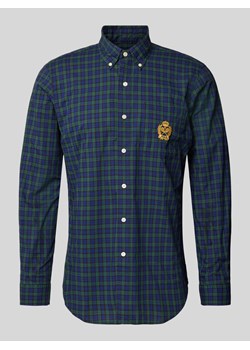Koszula casualowa o kroju classic fit z wyhaftowanym logo ze sklepu Peek&Cloppenburg  w kategorii Koszule męskie - zdjęcie 173789731
