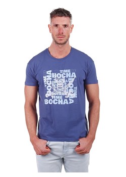 The Time of Bocha Koszulka w kolorze niebieskim ze sklepu Limango Polska w kategorii T-shirty męskie - zdjęcie 173790281