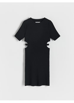 Reserved - Sukienka z wycięciami w talii - czarny ze sklepu Reserved w kategorii Sukienki dziewczęce - zdjęcie 173791971