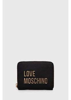 Love Moschino portfel damski kolor czarny JC5613PP1LKD0000 ze sklepu ANSWEAR.com w kategorii Portfele damskie - zdjęcie 173792853