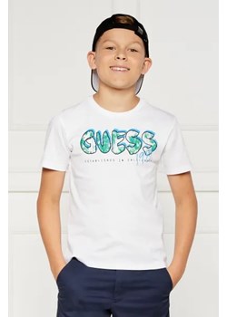 Guess T-shirt | Regular Fit ze sklepu Gomez Fashion Store w kategorii T-shirty chłopięce - zdjęcie 173793910