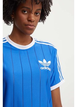 adidas Originals t-shirt damski kolor niebieski IY7233 ze sklepu ANSWEAR.com w kategorii Bluzki damskie - zdjęcie 173795341