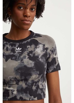 adidas Originals t-shirt damski kolor czarny IZ1859 ze sklepu ANSWEAR.com w kategorii Bluzki damskie - zdjęcie 173795351