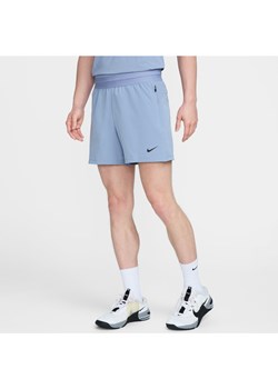 Męskie spodenki do fitnessu bez podszewki 13 cm Dri-FIT Nike Flex Rep - Niebieski ze sklepu Nike poland w kategorii Spodenki męskie - zdjęcie 173795910