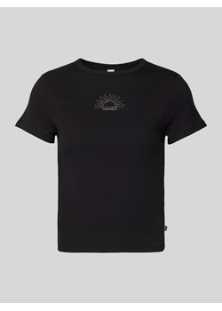 T-shirt z wyhaftowanym motywem model ‘Sun’ ze sklepu Peek&Cloppenburg  w kategorii Bluzki damskie - zdjęcie 173796162