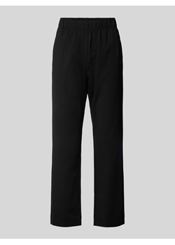 Spodnie materiałowe o kroju regular fit z elastycznym pasem model ‘ELFO’ ze sklepu Peek&Cloppenburg  w kategorii Spodnie damskie - zdjęcie 173796183