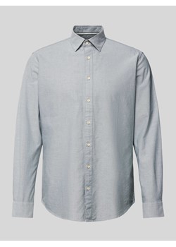 Koszula biznesowa o kroju slim fit z kołnierzykiem typu kent ze sklepu Peek&Cloppenburg  w kategorii Koszule męskie - zdjęcie 173796223