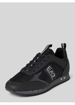 Sneakersy z nadrukiem z logo model ‘BLACK&WHITE’ ze sklepu Peek&Cloppenburg  w kategorii Buty sportowe męskie - zdjęcie 173796252