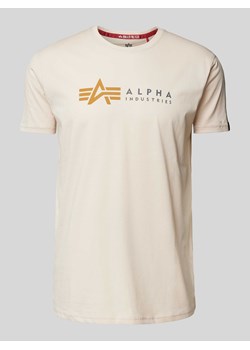 T-shirt z nadrukiem z logo ze sklepu Peek&Cloppenburg  w kategorii T-shirty męskie - zdjęcie 173796341