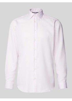 Koszula biznesowa o kroju regular fit z listwą guzikową ze sklepu Peek&Cloppenburg  w kategorii Koszule męskie - zdjęcie 173796444