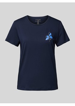 T-shirt z bawełny z nadrukiem z motywem ze sklepu Peek&Cloppenburg  w kategorii Bluzki damskie - zdjęcie 173796531