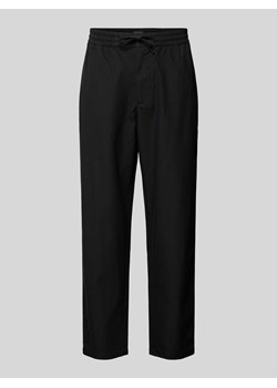 Spodnie z detalem z logo ze sklepu Peek&Cloppenburg  w kategorii Spodnie męskie - zdjęcie 173796592