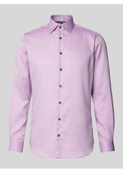 Koszula biznesowa o kroju regular fit z listwą guzikową ze sklepu Peek&Cloppenburg  w kategorii Koszule męskie - zdjęcie 173796630