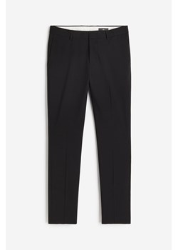 H & M - Spodnie garniturowe Skinny Fit - Czarny ze sklepu H&M w kategorii Spodnie męskie - zdjęcie 173796714