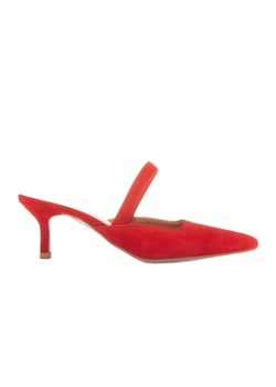 Marco Shoes Klapki Emiliana czerwone ze sklepu ButyModne.pl w kategorii Klapki damskie - zdjęcie 173796862