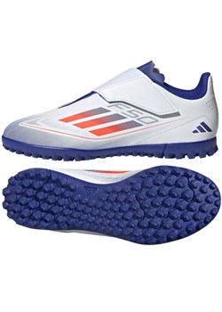 Buty adidas F50 Club Vel Tf IF1386 białe ze sklepu ButyModne.pl w kategorii Buty sportowe dziecięce - zdjęcie 173796911