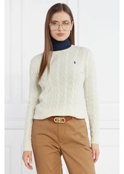 POLO RALPH LAUREN Wełniany sweter | Regular Fit | z dodatkiem kaszmiru ze sklepu Gomez Fashion Store w kategorii Swetry damskie - zdjęcie 173797750