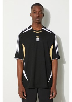 adidas Originals t-shirt adidas x NTS Radio Jersey męski kolor czarny wzorzysty JI5068 ze sklepu PRM w kategorii T-shirty męskie - zdjęcie 173802734