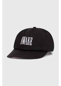 Awake NY czapka z daszkiem bawełniana Logo Hat kolor czarny z aplikacją SP24-HT004 ze sklepu PRM w kategorii Czapki z daszkiem męskie - zdjęcie 173802794